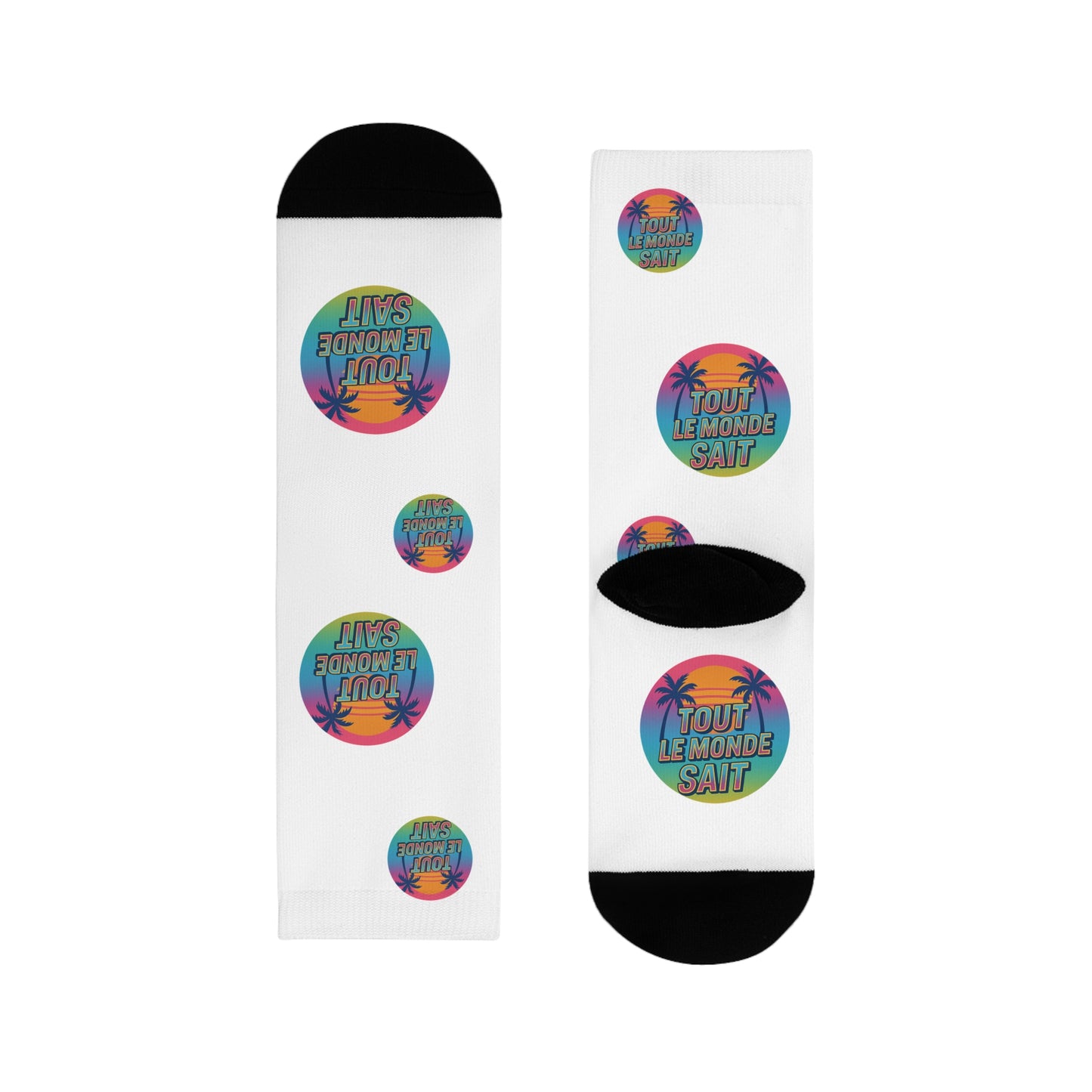 Chaussettes TOUT LE MONDE SAIT – Édition Subconsciente