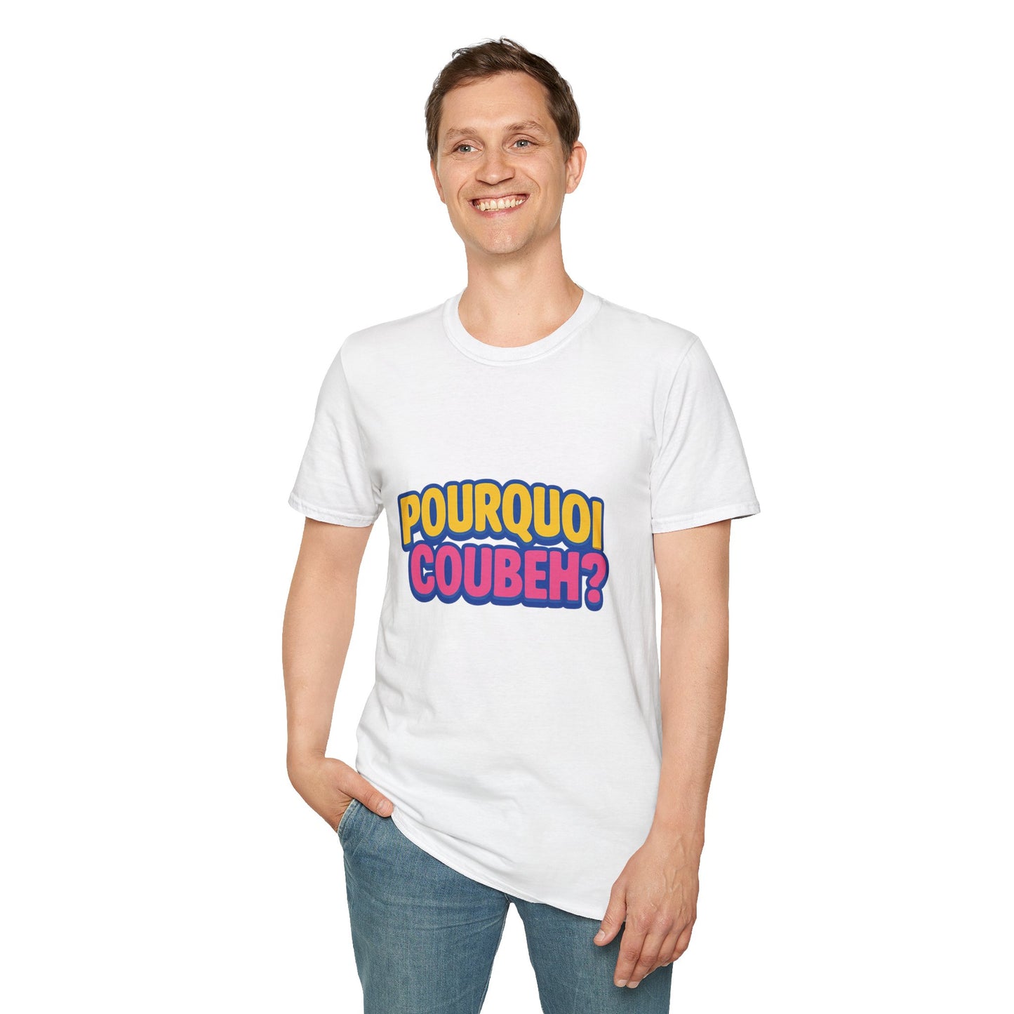 T-Shirt POURQUOI COUBEH – Édition Anthropologie Dépressive"