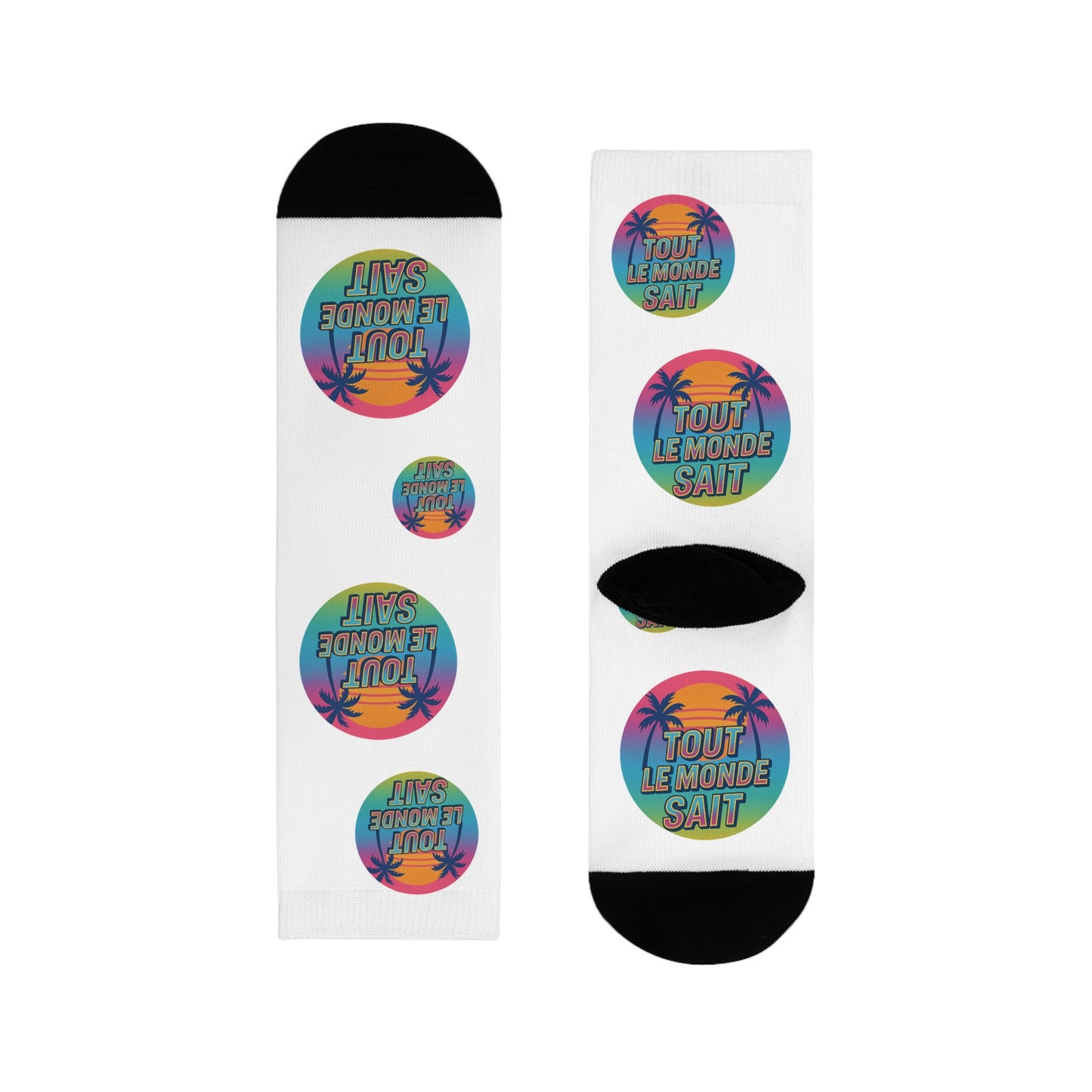 Chaussettes TOUT LE MONDE SAIT – Édition Subconsciente