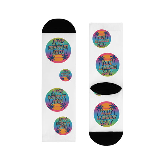Chaussettes TOUT LE MONDE SAIT – Édition Subconsciente
