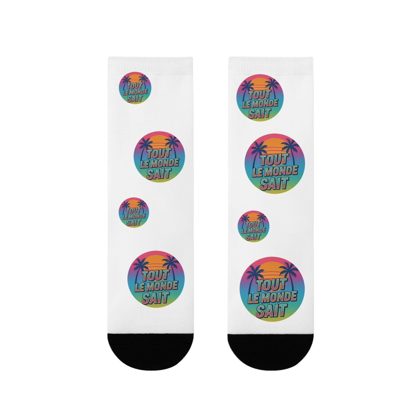 Chaussettes TOUT LE MONDE SAIT – Édition Subconsciente